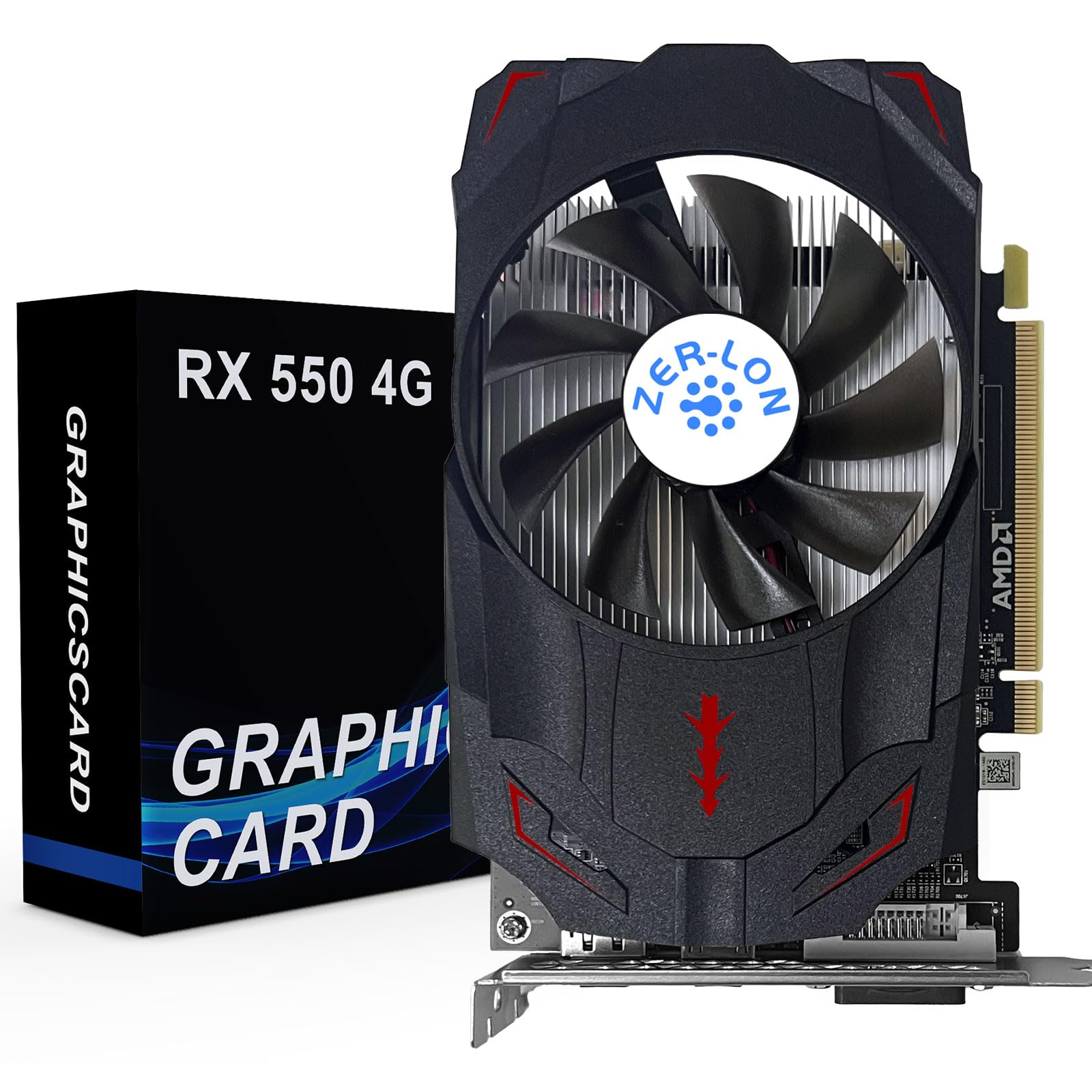 Amazon.com: ZER-LON Radeon RX 550 4GB Graphics Card, GDDR5 128 Bit